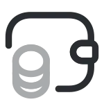 Wallet Money SVG Icon